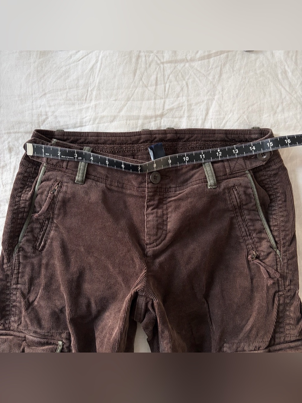 Gap Corduroy Cargo Capris Pants - Picture 8 of 9